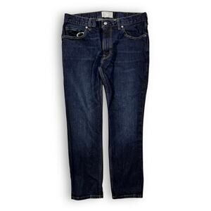 Everlane Straight Leg Dark Wash Jeans Organic Cotton Denim Size 34x28